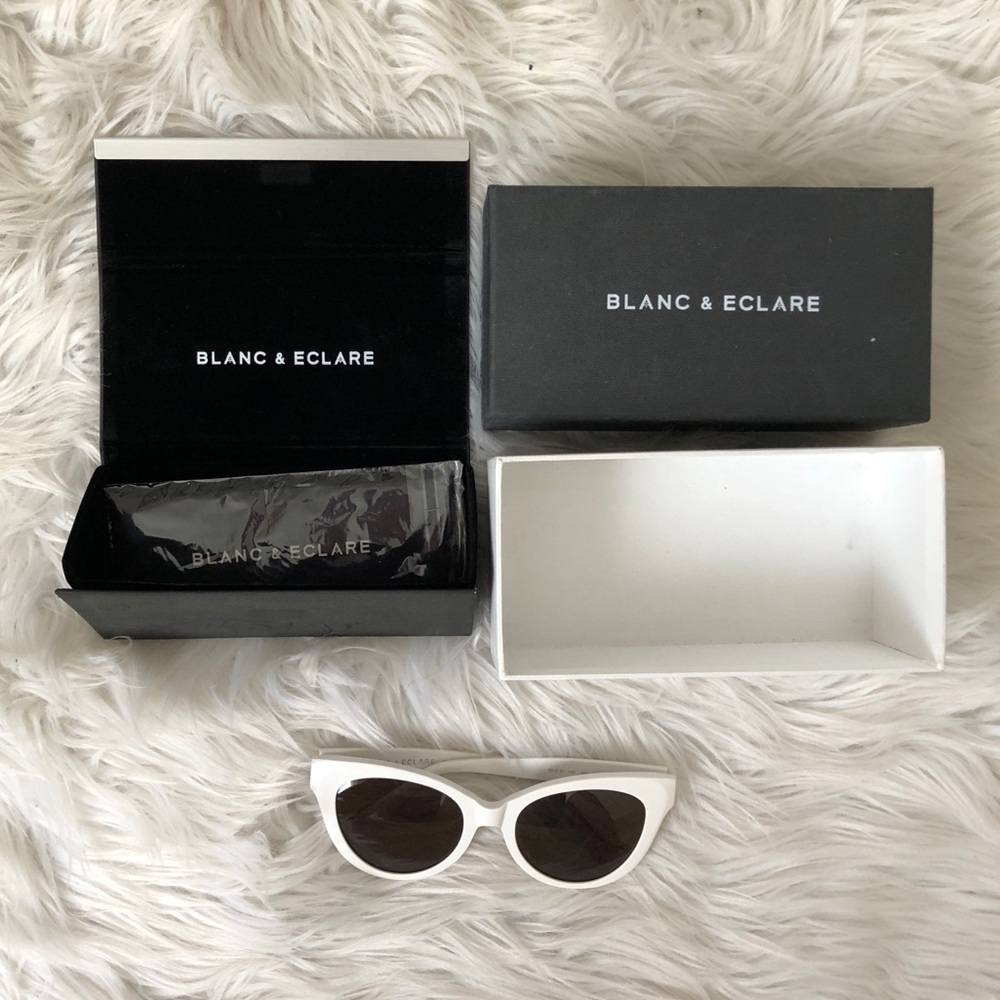Brand New White Blanc & Eclare Sunnies
